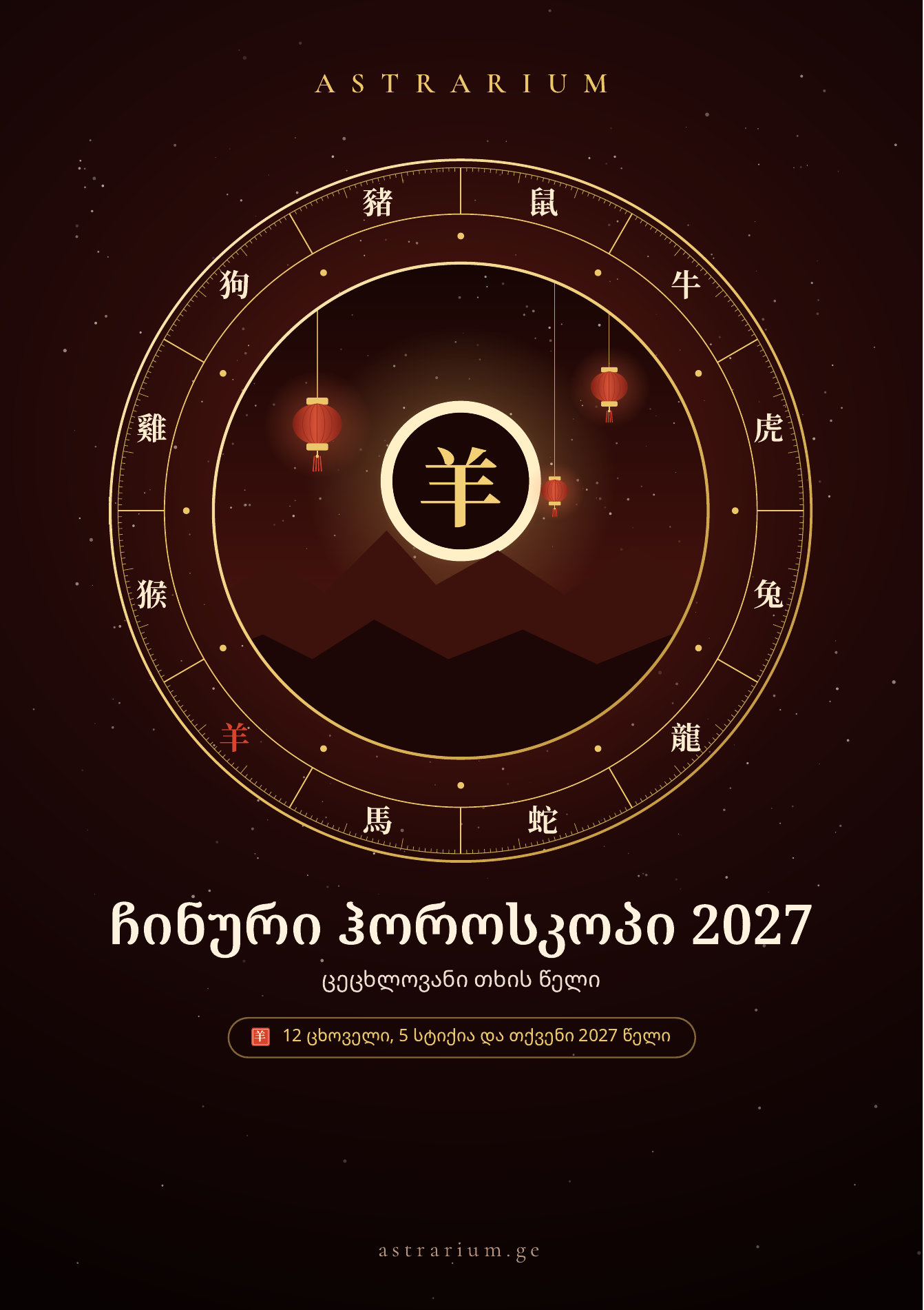 ჩინური ჰოროსკოპი 2027